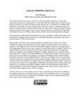 Legal Writing Manual by Jean Mangan, Chase Lyndale, and Gabrielle Gravel